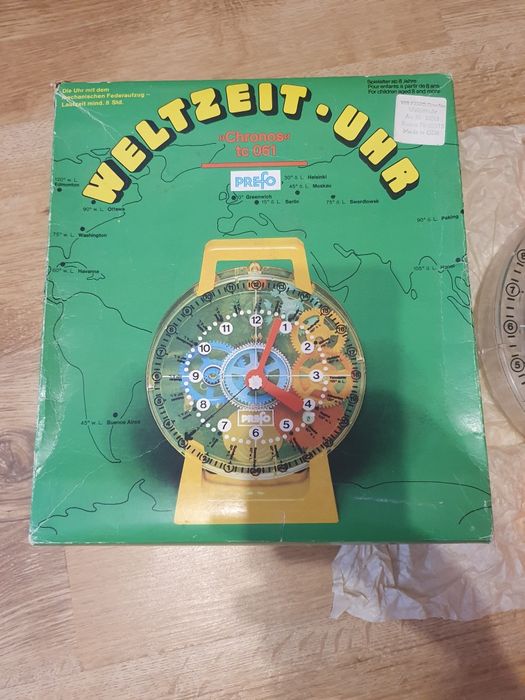 Игрушка СССР ГДР GDR Конструктор СССР Детские заводные часы НОВЫЕ !