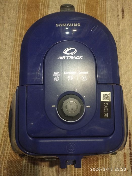 Пылесос без мешка Samsung VCC43Q0V3D/BOL, 850 Вт, 1,3 л, синий