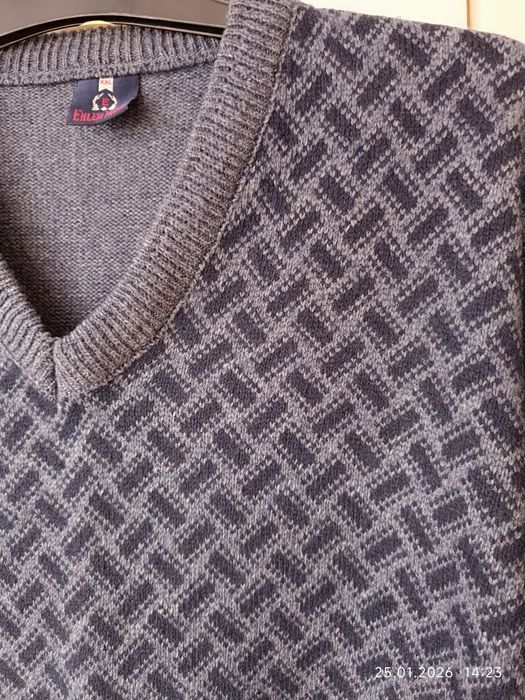 Swetr męski r XL wełna wyrób turecki