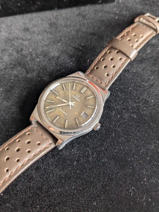 Relógio Omega Vintage Tropical Dial