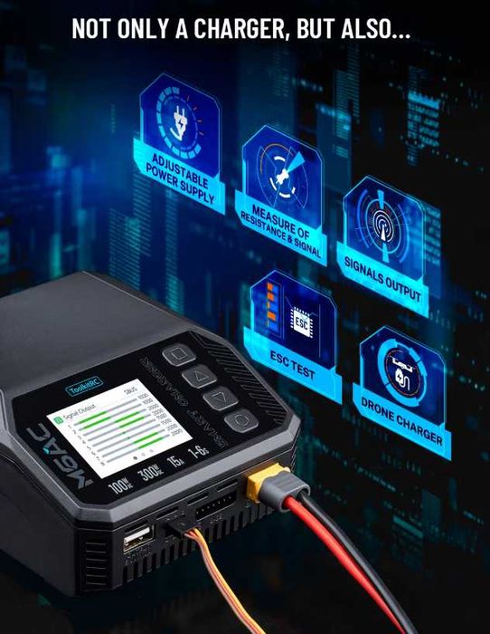 ToolkitRC M6AC  збалансований зарядний пристрій вбудований блок