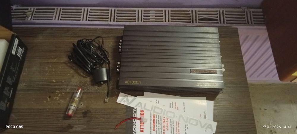 Wzmacniacz Audio Nova AD1000.1 – USZKODZONY / do naprawy / komplet / k