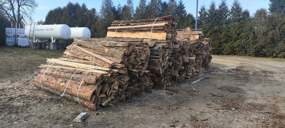 Drewno Zrzyny Opoły Tartaczne Cięte Paczki Sosna Grube Dowóz W Cenie