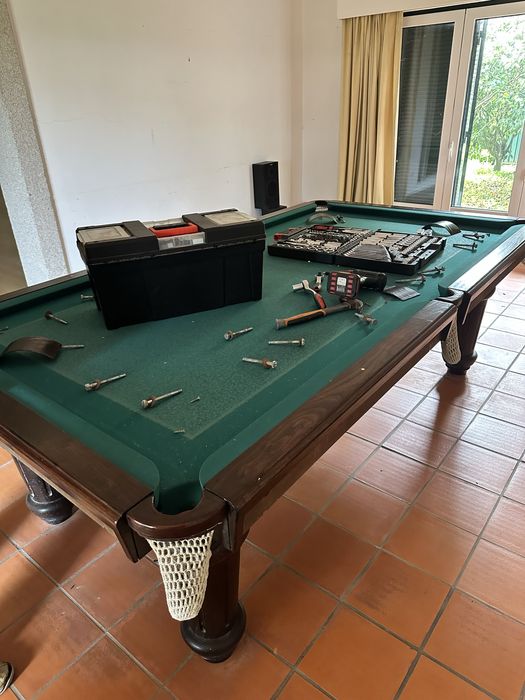 Mesa de bilhar completa!