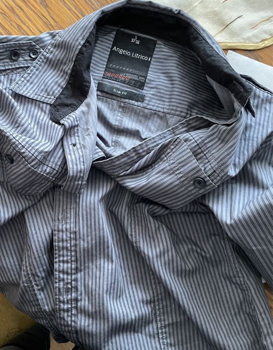 Męska młodzieżowa koszula S 37-38 Angelo Litrico slim fit