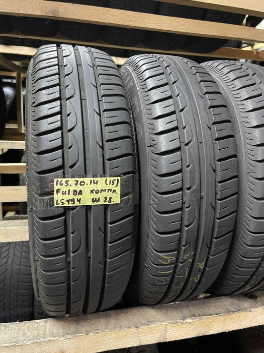 LS494 Літні шини 165/70r14 Fulda EcoControl комплект резина р14