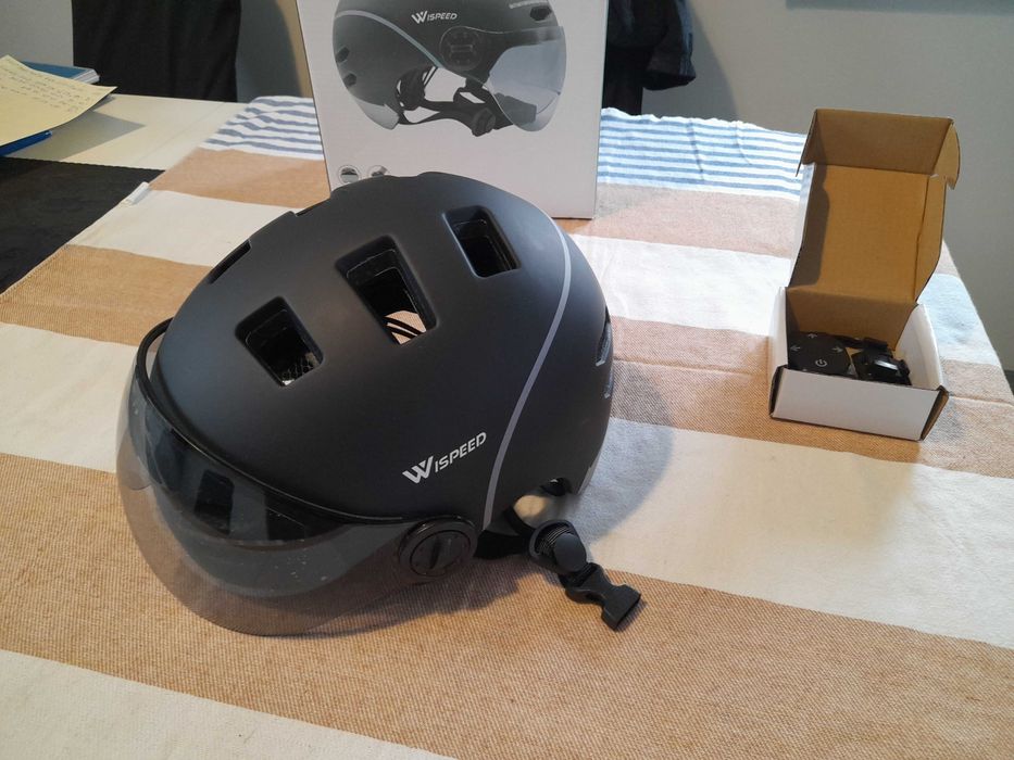 WISPEED Kask Halo Adult czarny rozmiar 55-58cm