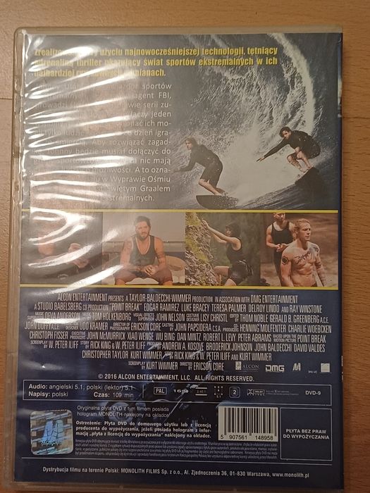 Point break. Na fali DVD
