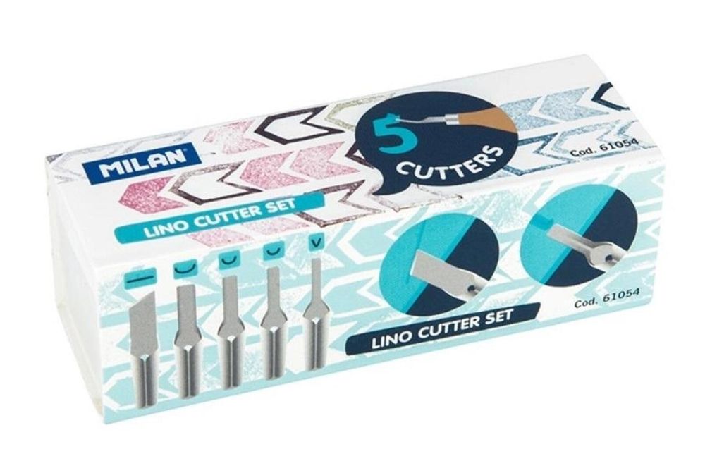 Zestaw dłut do linorytu 5szt MILAN MILAN pudełko,104x36 mm