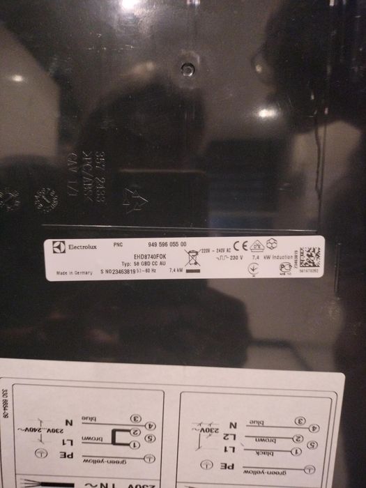 Płyta indukcyjna Electrolux EHD 8740F duża