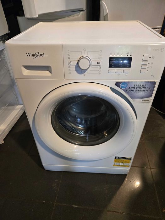 Pralka Whirlpool 5 kg głębokość tylko 45 cm. PL. 1000 obr. Po serwisie. LCD. Gwarancja!