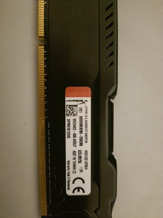 Módulos RAM Kingston HyperX Fury  8GB