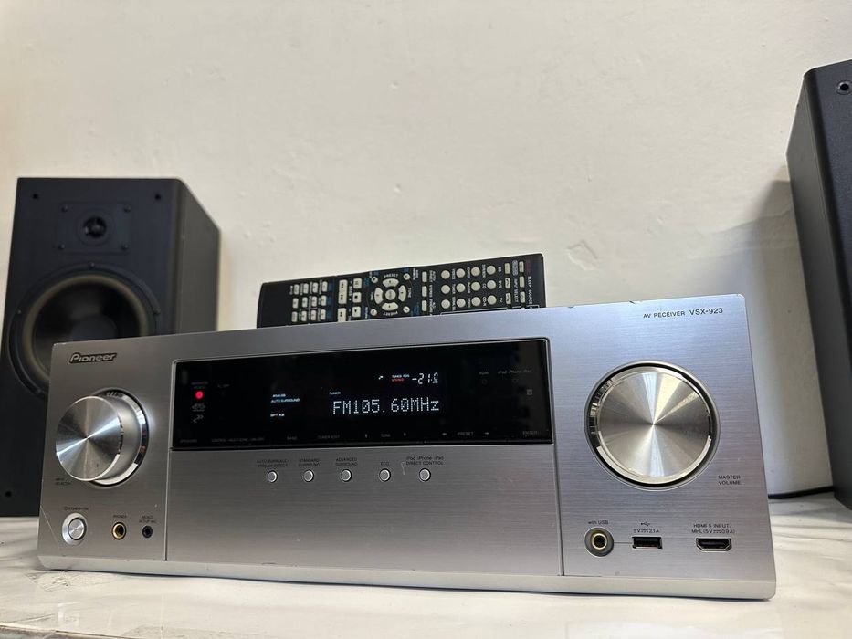 7.1 Amplituner Pioneer VSX-923-S, 7*150 Wat, HDMI, WAV, FLAC, AIFF