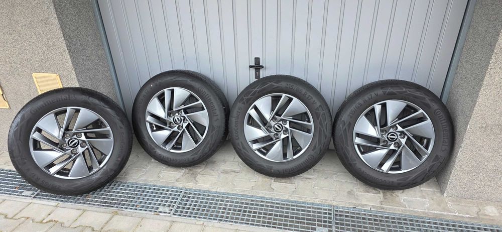 Oryginalne koła Nissan Qashqai R17!Opony letnie 2022!
