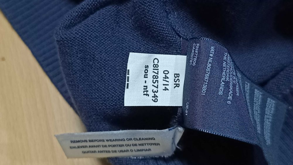 Męski klasyczny sweter TOMMY HILFIGER r.XL stan bardzo dobry