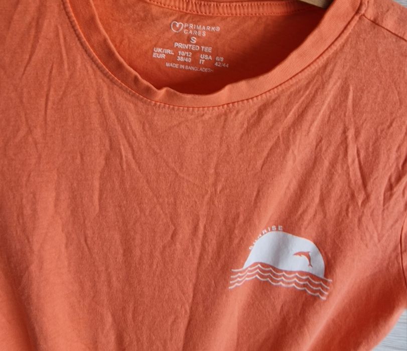 Koszulka t-shirt orange Primark M L