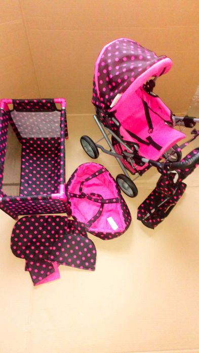 Коляска для кукол + кроватка + люлька + ...