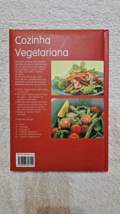 Livro "Cozinha Vegetariana"
