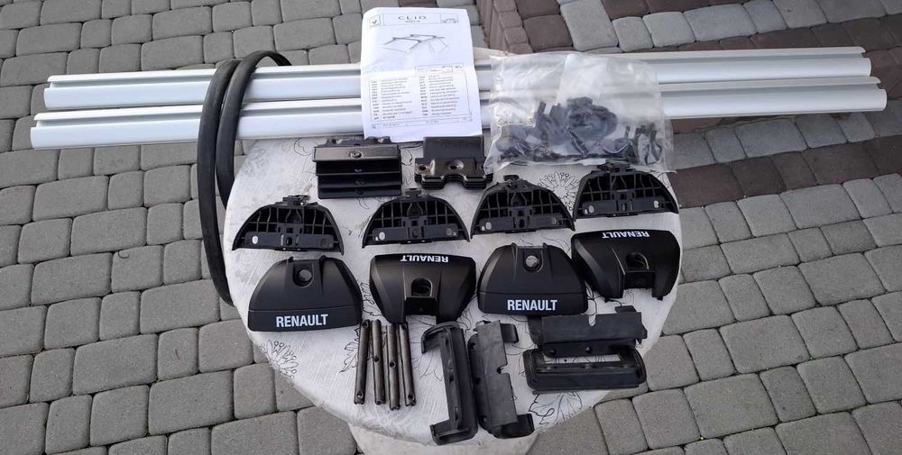 Nowy Oryginalny Bagażnik Dachowy Renault Clio IV Belki Nie Thule