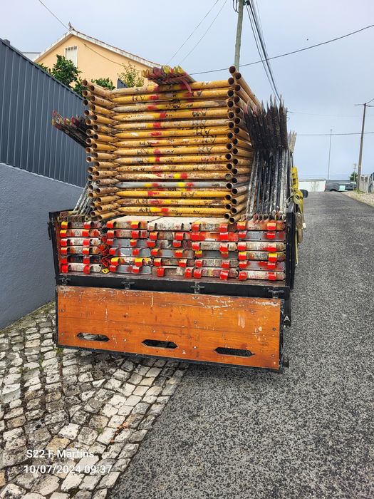 Andaimes certificados e  tradicional,  Aluguer de andaime,  betoneiras