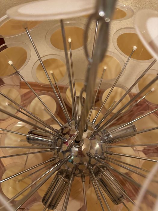 Komplet lamp sufitowych 2 szt. -designerski model kulisty