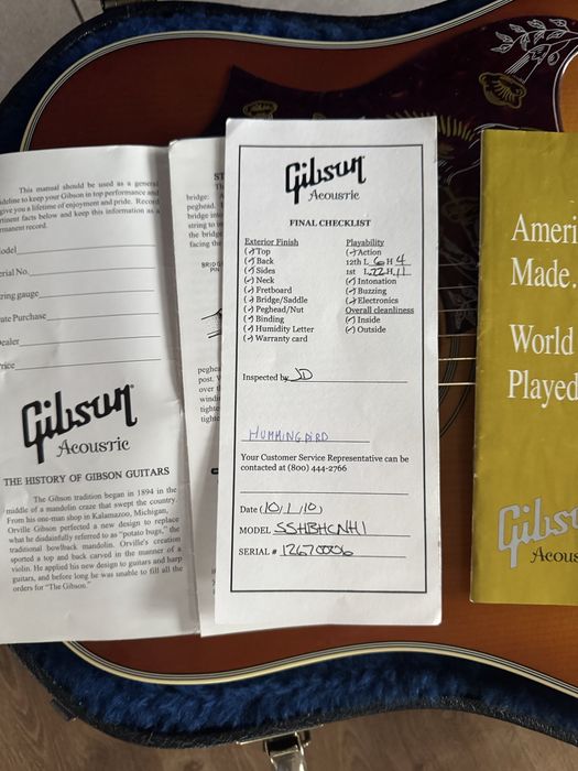 Gibson hummingbird
