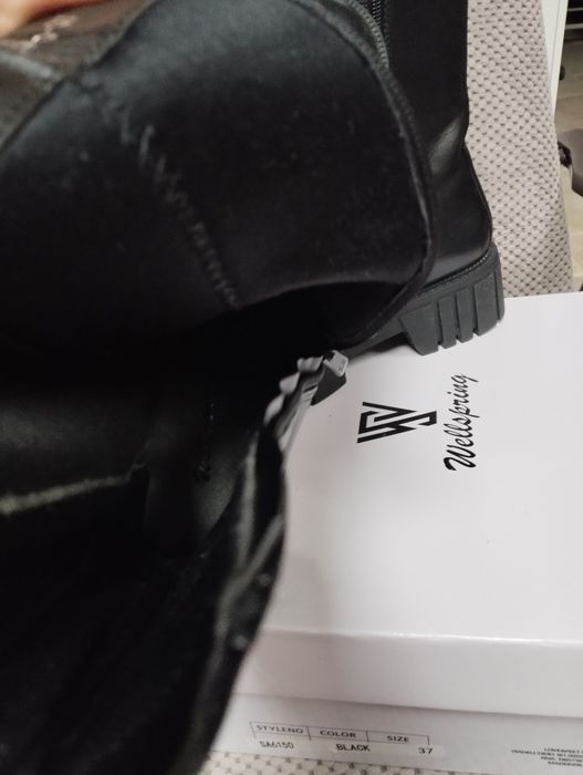 Botki ocieplane roz 36