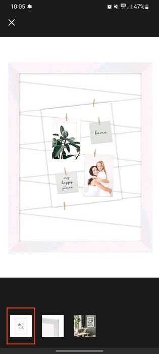 Multirama na zdjęcia 55x75 cm biała