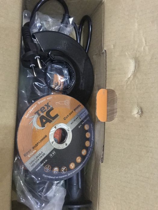 Кутова шліфувальна машина (болгарка) Tex.AC ТА-01-431 нова