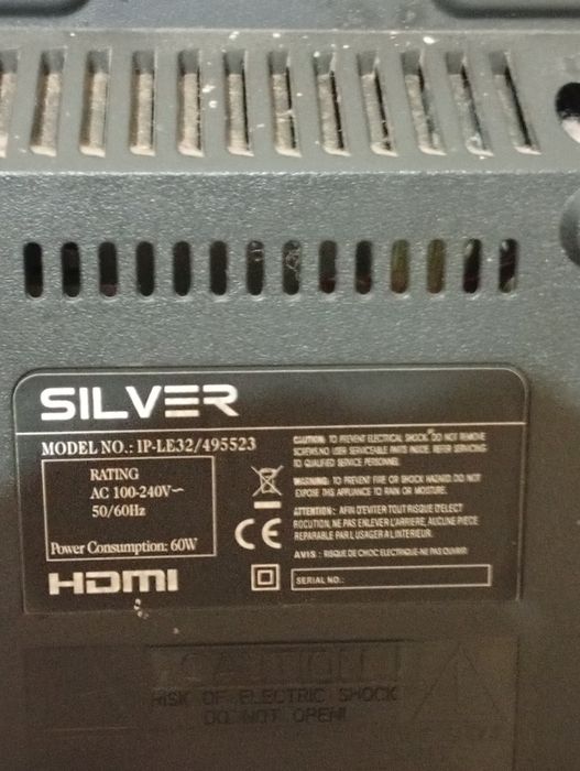 Plasma Silver model IP LE 32 polegadas para pecas
