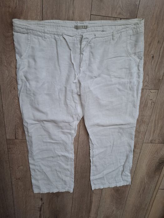 Spodnie lniane Atmosphere 46