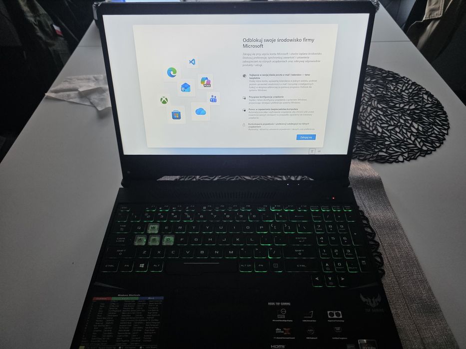 Laptop Asus TUF-gaming FX505D