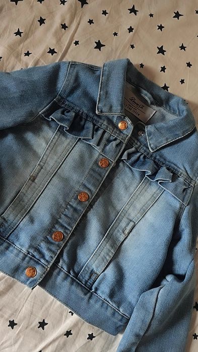 Kurtka dżinsowa katanka 122 116 Denim Co. Boho