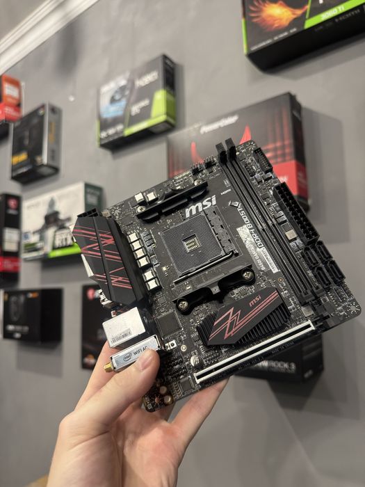 MSI B450I Gaming Plus AC Wi-Fi | Mini-ITX | AM4 | Ryzen 1000-5000 | Повний комплект