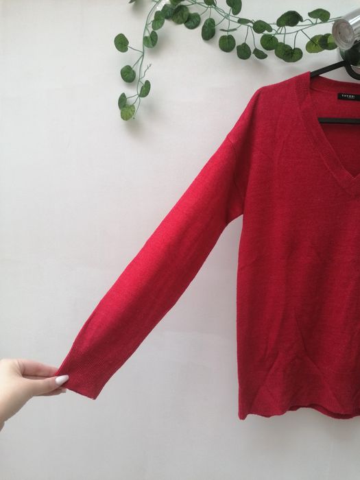 Camisola de Malha Vermelha