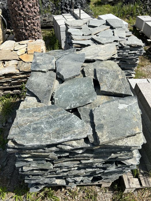 ŁUPEK NATURALNY Kamień na Taras Schody Okładzina Płyty Ogrodowe Płytki