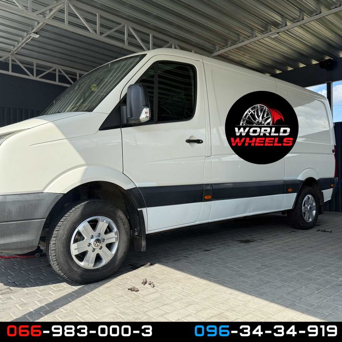 Диски R16 6x130 Mercedes Sprinter Volkswagen Crafter 1400кг усиленные