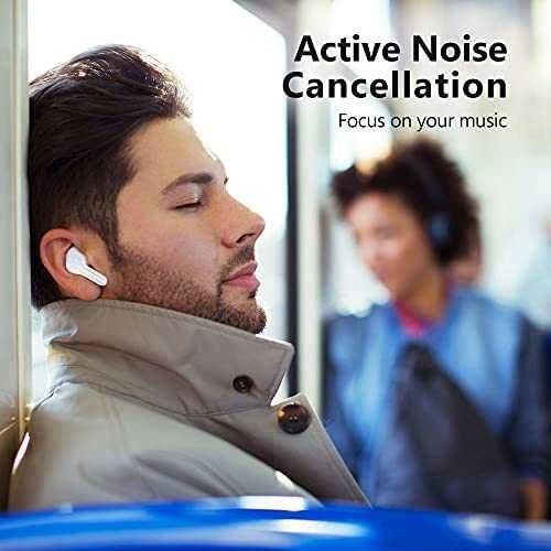 Bluetooth 5.0 Wireless In-Ear Headphones, IP7, USB-C, Charging Case64283965963907122