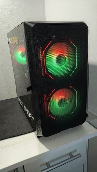 PC ARGB RGB GRY Ryzen 5 2600 AM4 16GB DDR4 RX5600XT 6GB 500W 1,25TB Win11, możliwy cały zestaw