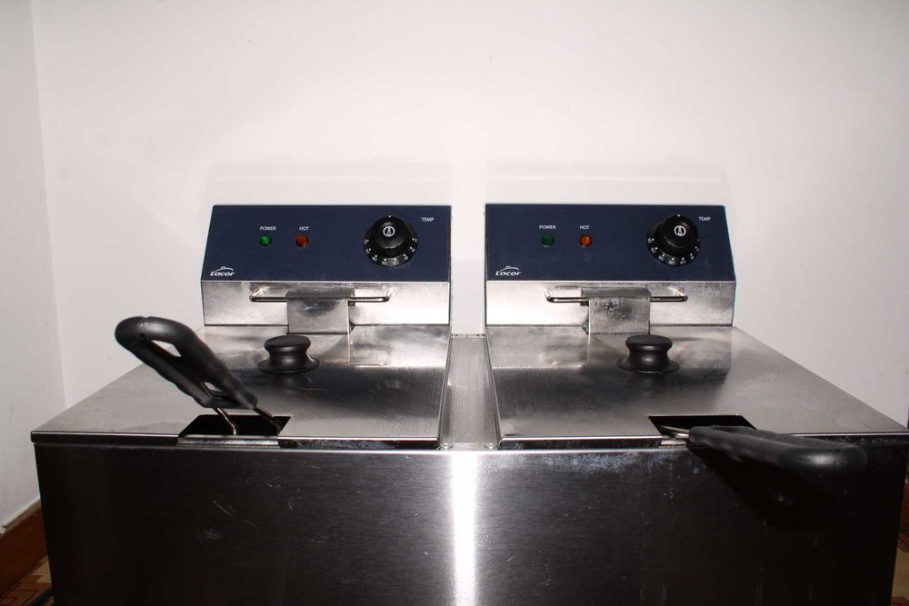 fritadeira eletrica Lacor 2x8L