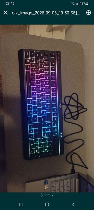 Secretaria mais rato e teclado HyperX