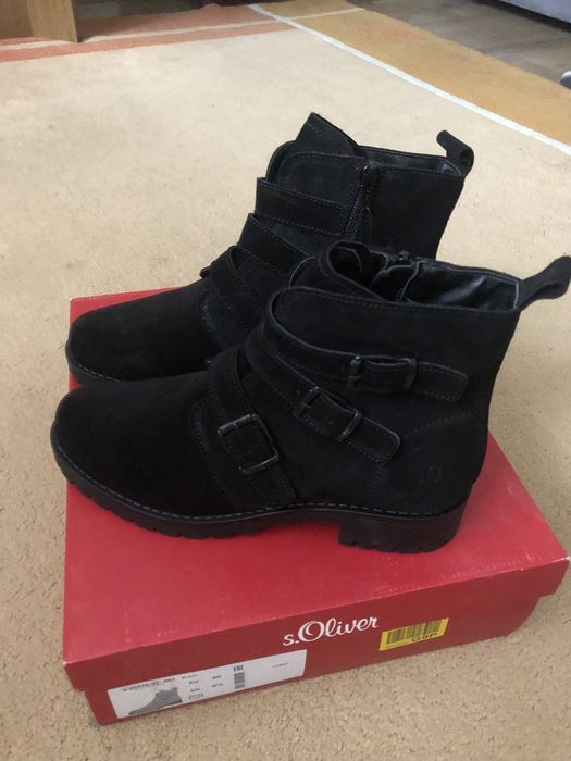 Botki koxaki skòrzane rozmiar 40