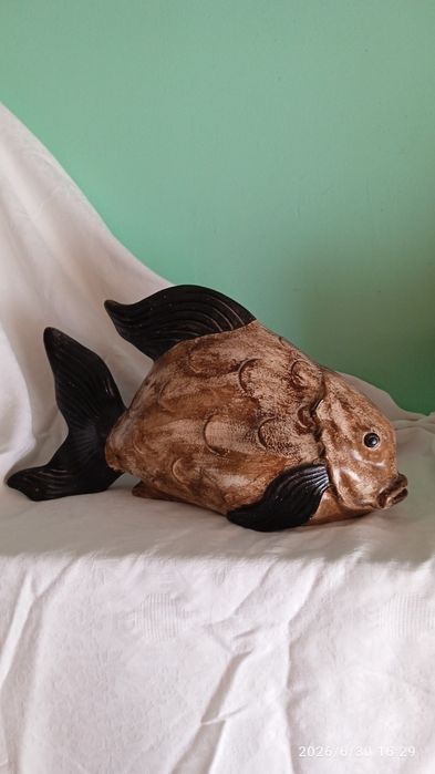 Peixe decorativo cerâmica qualidade belissimo