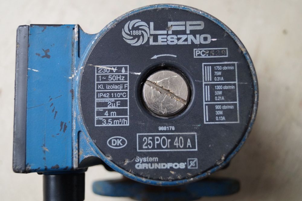 pompa lfp leszno 25por40a  obiegowa c.o. leszno
