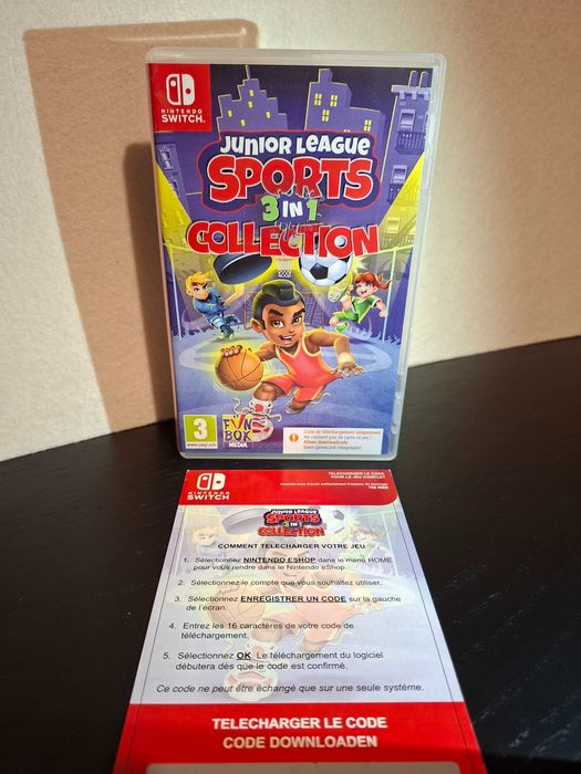 Junior League Sports 3 in 1 Collection Nintendo Switch Código e Caixa