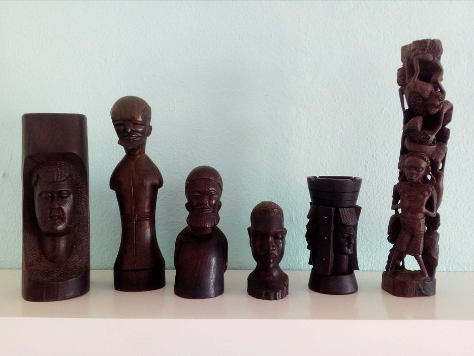 Esculturas Antigas Africanas de madeira