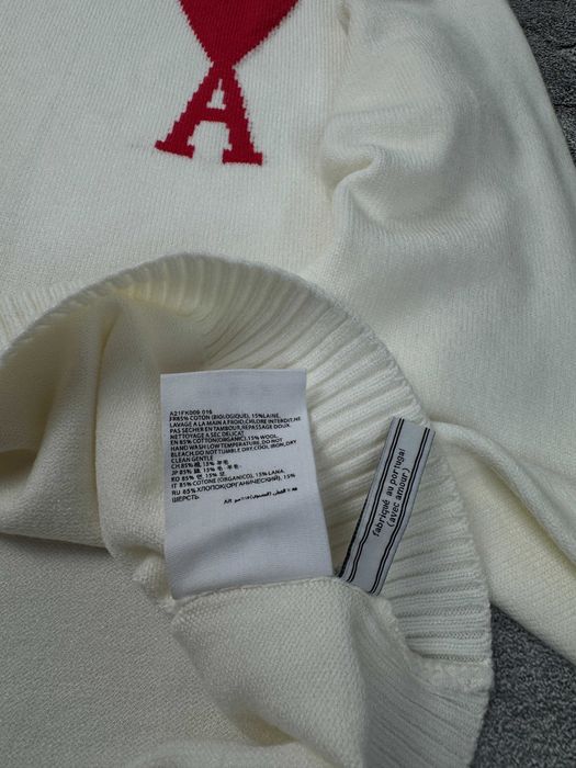 Светр AMI Paris з преміум бавовни кофта свитер ами