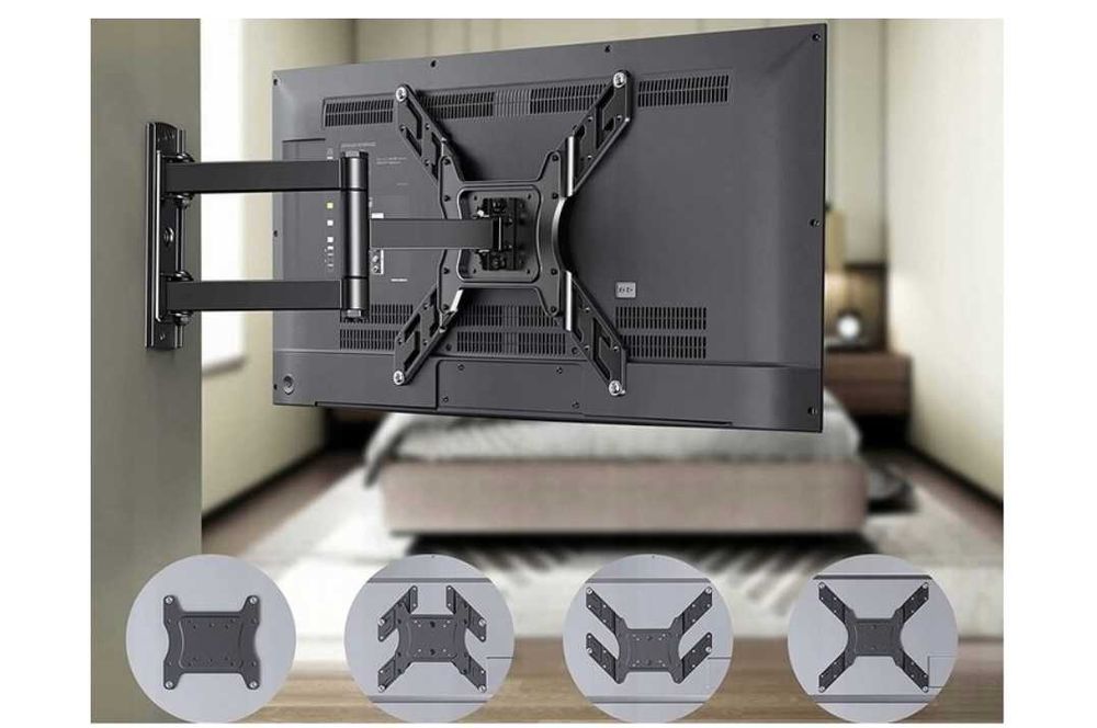 Perlegear PGMFK6 Uchwyt do telewizora monitora 22-55'' obrotowy