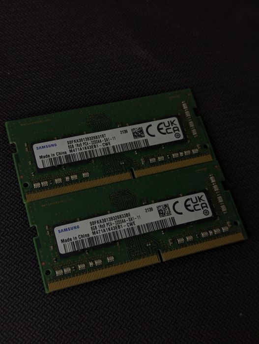 DDR4 SO-DIMM 16GB Samsung 3200 Mhz Оперативна пам'ять