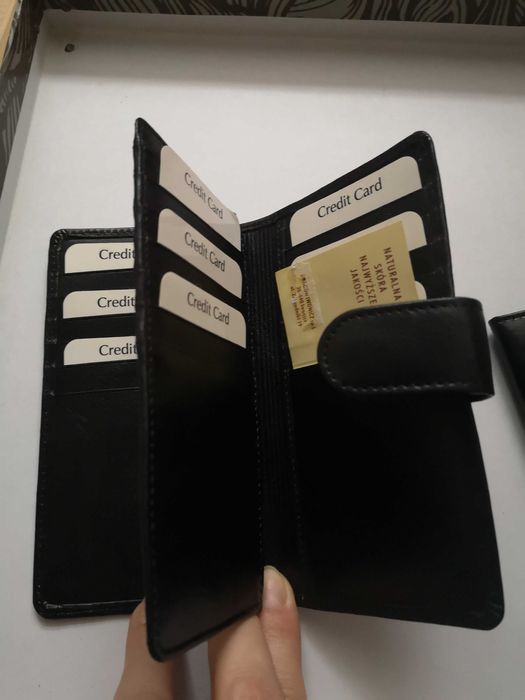 Etui na karty /dokumenty /nowe/skóra naturalna/prezent